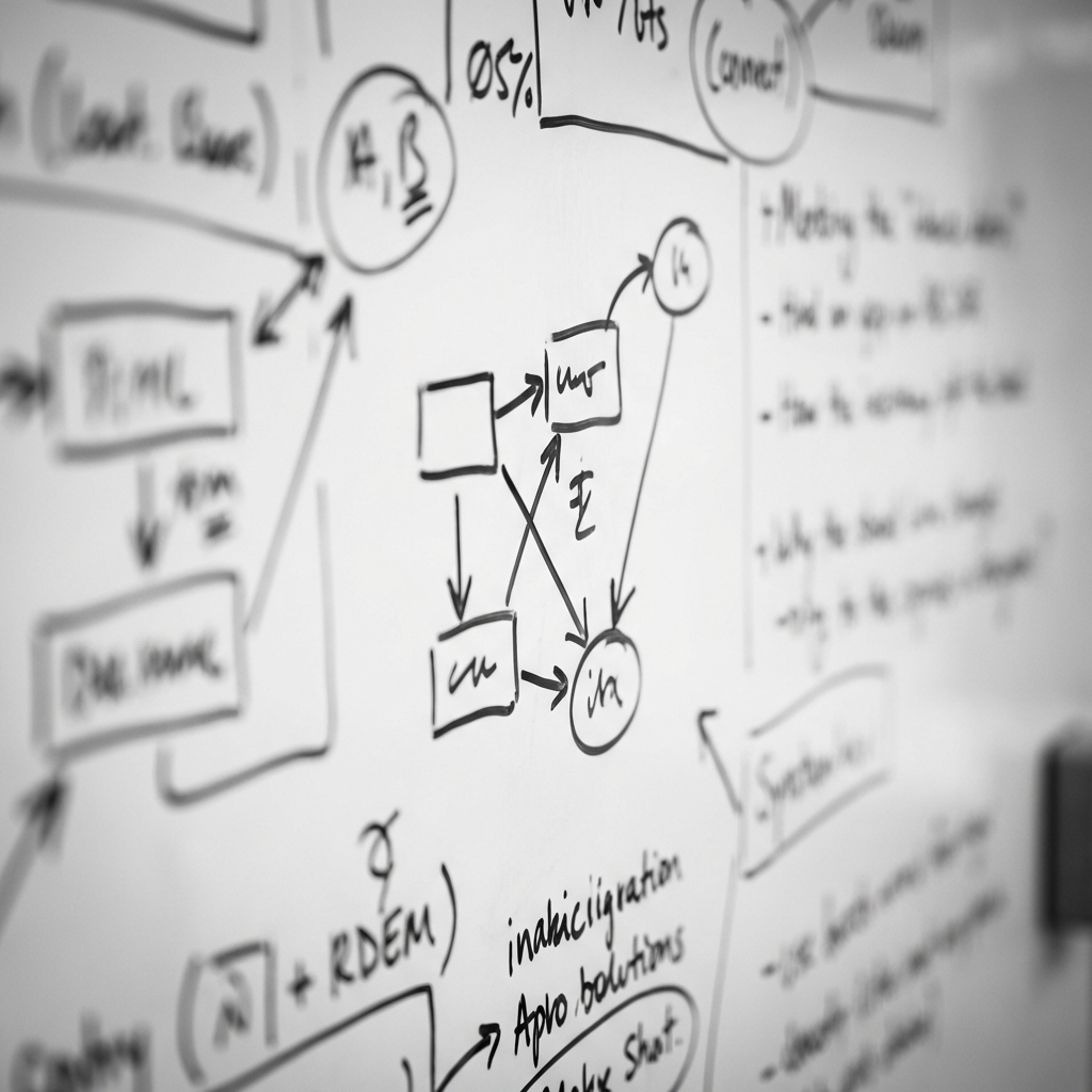 Abstract System Architecture Diagram by Anugrah James